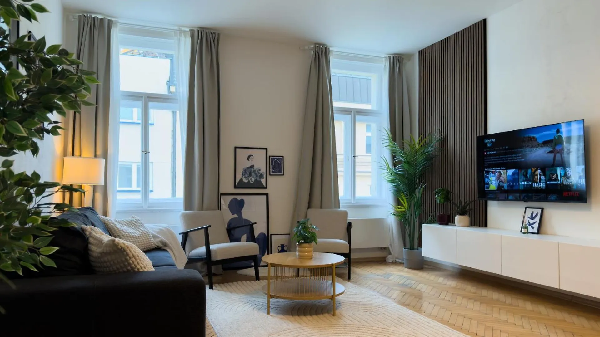 Lejlighed 100M2 Wenceslas Comfort, 3Bdr With Netflix Prag